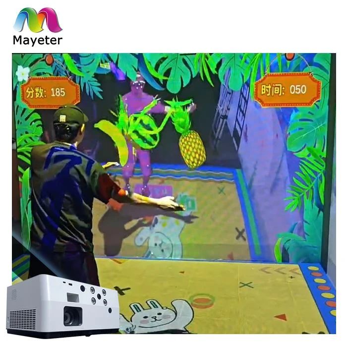 เกมฉายเซ็นเซอร์ผนัง เกมเด็กกำแพงแบบโต้ตอบ